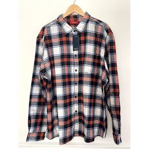 Sahara Club Men’s Classic Plaid Flannel Button Shirt Size 2XL Western NEW D59